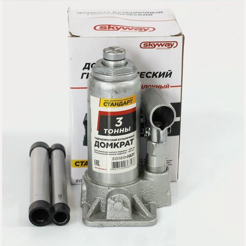 Изображение товара Домкрат гидравлический 3т h 158-308мм SKYWAY STANDART