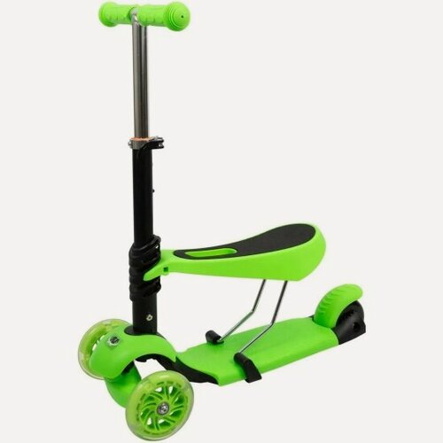 Изображение товара Самокат Navigator Т59981 3-в-1, колёса со светом, зелёный