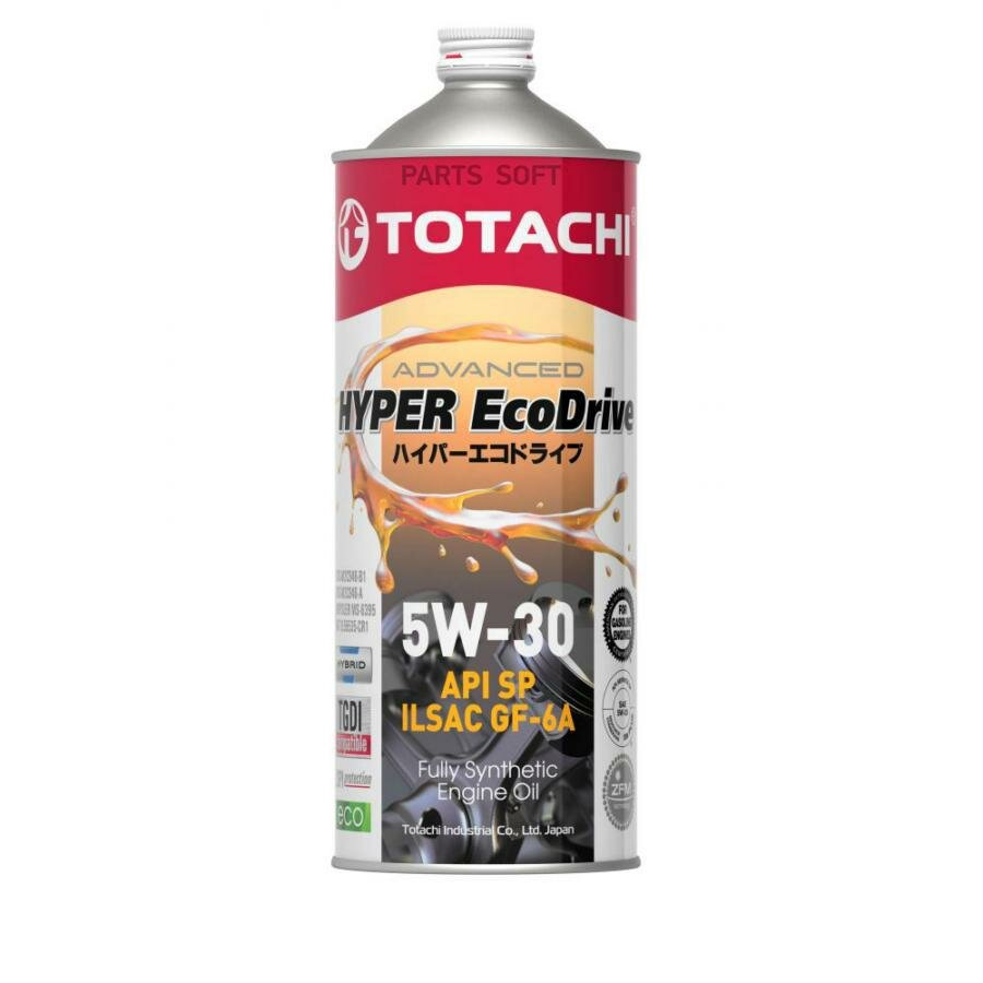 TOTACHI E0301 TOTACHI HYPER EcoDrive Fully Synthetic SP/GF6A 5W-30 (1л.)