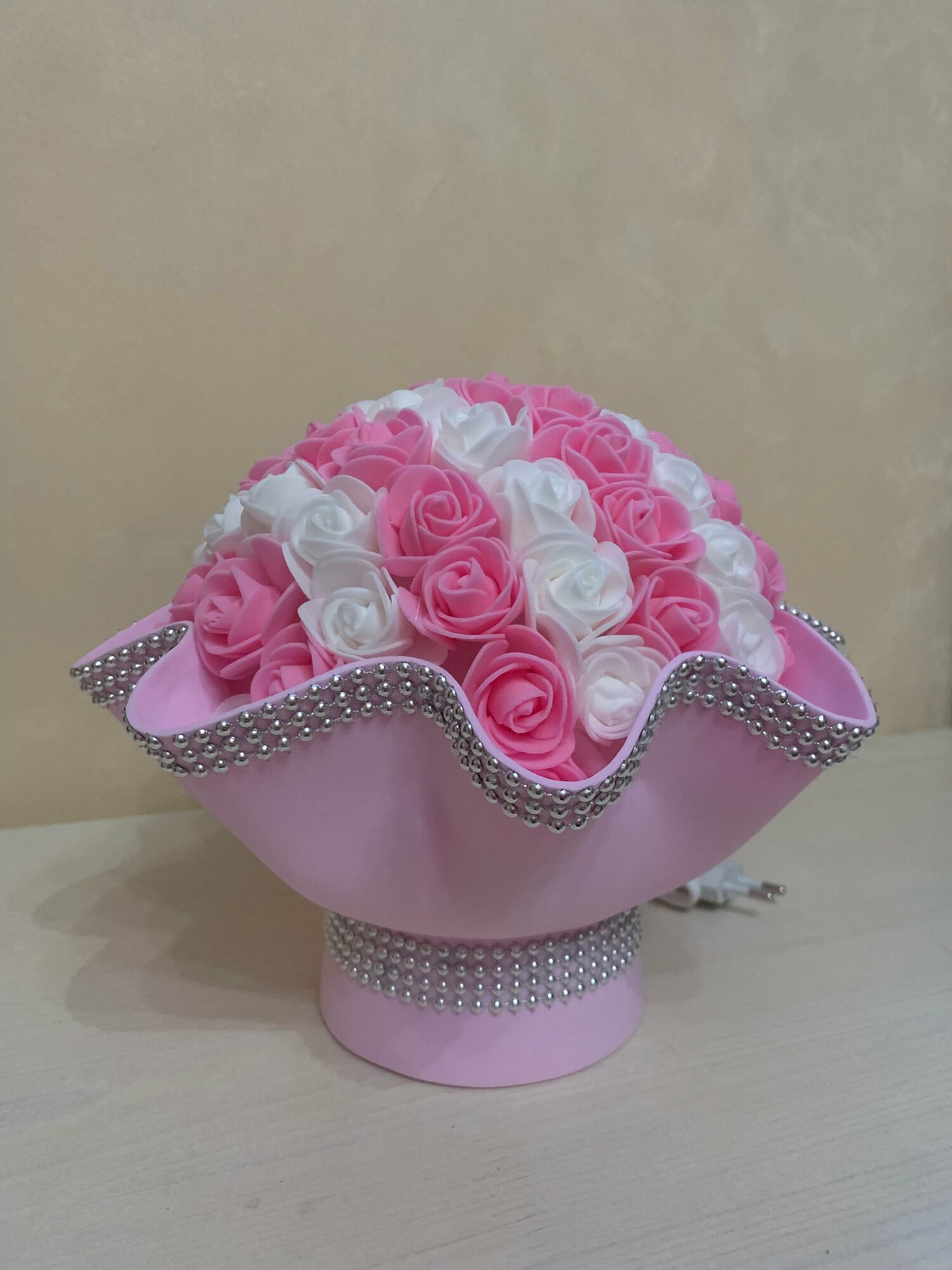 фото Букет-ночник из роз