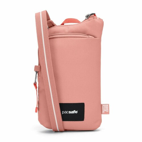 сумка планшет pacsafe сумка антивор pacsafe go festival crossbody 35170130 фактура гладкая черный Сумка планшет PacSafe 35175340, фактура гладкая, розовый