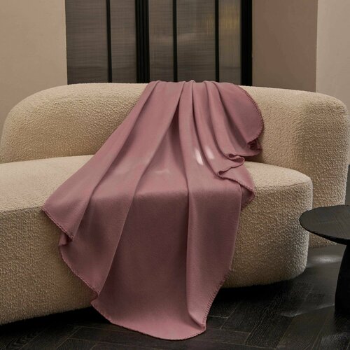 Плед 130х170 см флис розовый Fleece 599₽