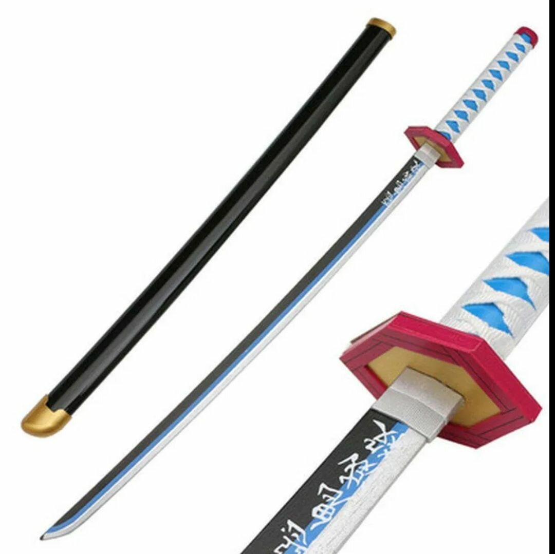 Клинок рассекающий демонов меч Гию. Катана из аниме / косплей аниме 104CM — фото 1