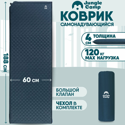 Коврик самонадувающийся кемпинговый JUNGLE CAMP Camper 40 2490₽