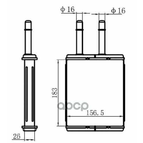 Радиатор Отопителя Салона Tg-Rih0024B25d-61-A10 TiGuar Mazda 323Familia323Astina Bj 98-04Tribute 03-Premacy 99-05 T 5600₽