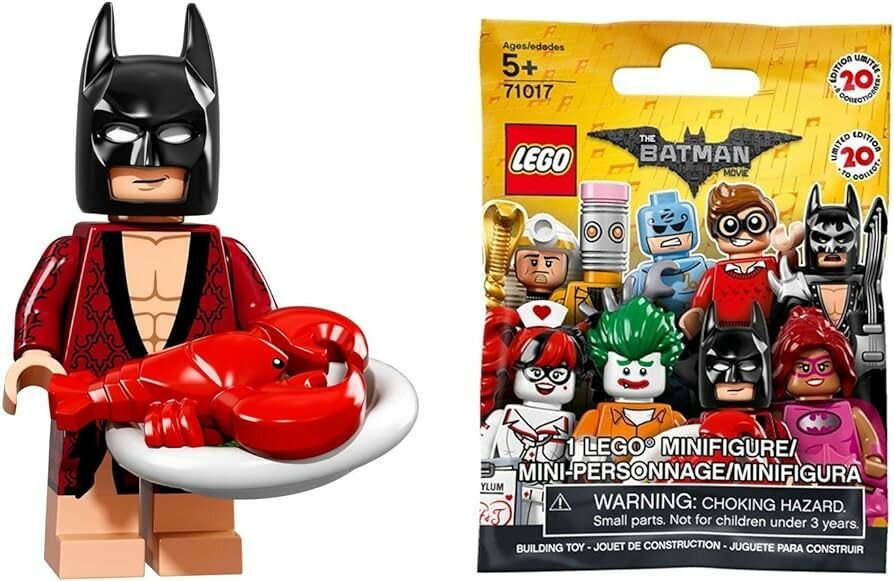 Минифигурка 71017-1 Бэтмен - любитель лобстеров. MINIFIGURES The LEGO Batman Movie