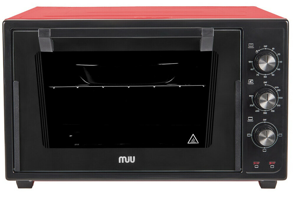 Мини-печь MIU 3603 E черно-красная
