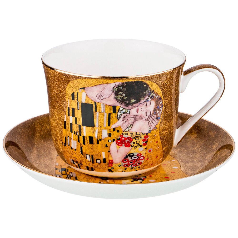 Чайный набор "Поцелуй"(Г. Климт) на 1 персону
