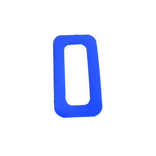 Патч для наклеивания площадки плавника SUP доски синий 28,5*15,2 см