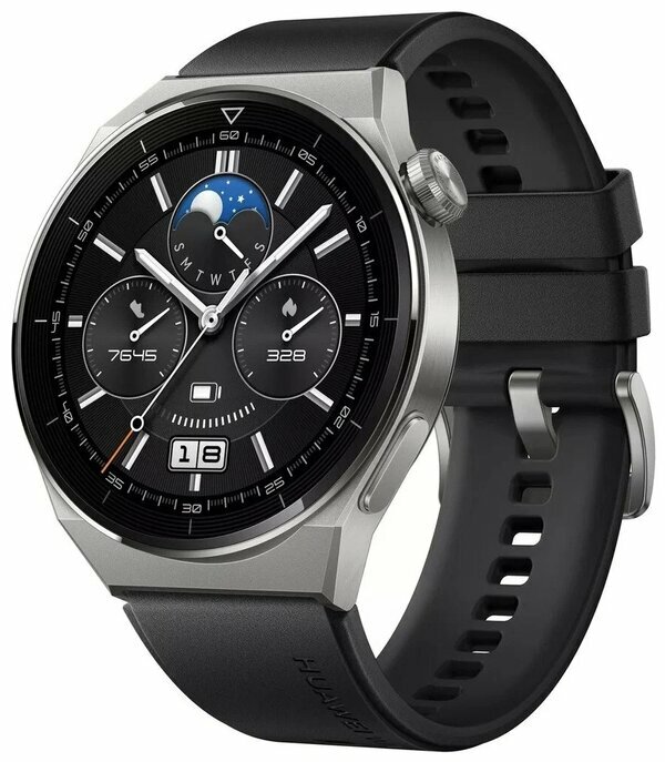 Умные часы HUAWEI WATCH GT 3 Pro 46 мм Global, черный