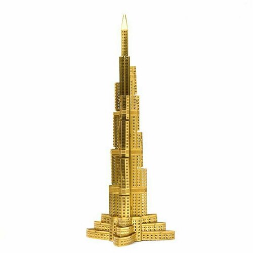 Металлический конструктор / 3D конструктор / Сборная модель Burj Khalifa burj khalifa designed oval shaped fridge magnet