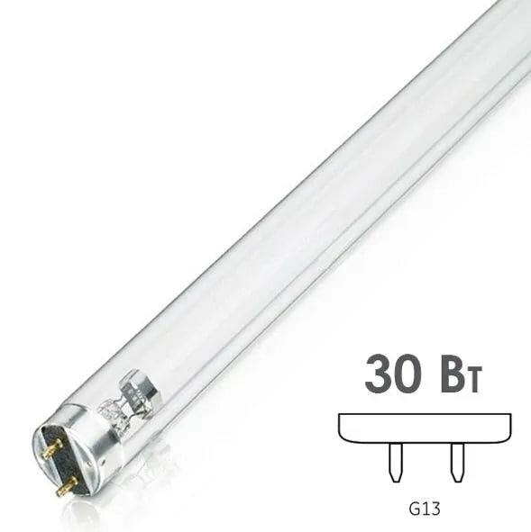 Комплект 2 штуки Лампа бактерицидная LightTech LTC 30W T8 G13 L895mm специальная безозоновая