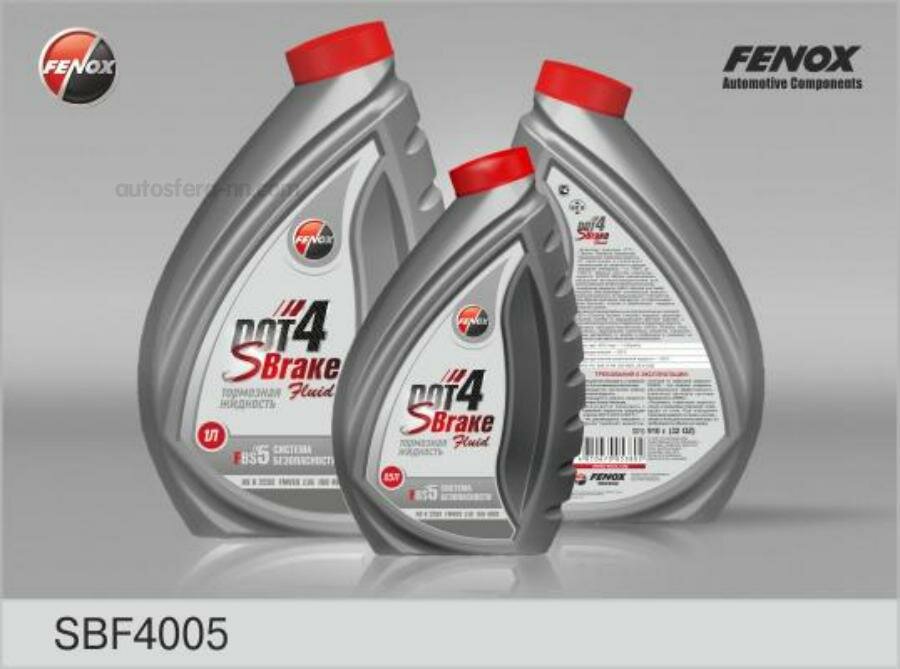 FENOX SBF4005 Жидкость тормозная FENOX DOT 4 05л
