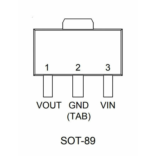 Микросхема RT9166A-33GLX J4= SOT-89
