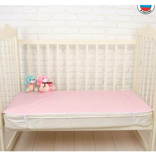 Наматрасник из клеёнки с ПВХ-покрытием 60х120 см в кроватку цвета микс 774₽