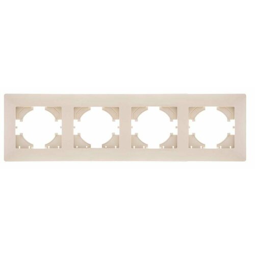 Рамка 4-м Bravo беж. GUSI С1040-003