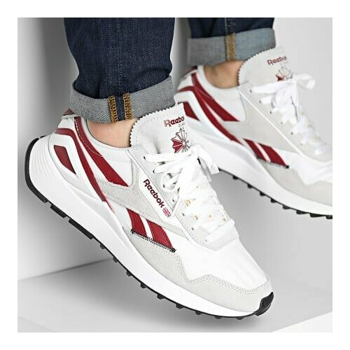 Кроссовки Reebok Classic Leather Legacy AZ, размер 7 US, бордовый, белый