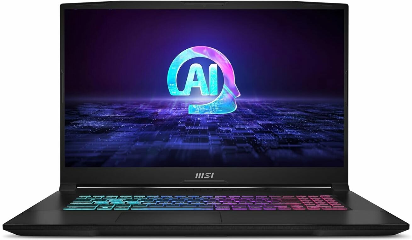 Ноутбук MSI MS-17LN Katana A17 AI B8VF-864XBY (9S7-17LN31-864) 17.3" QHD IPS 240Hz/Ryzen 9 8945H/16GB/SSD1TB/RTX 4060 8GB/4-Zone RGB/DOS/Black