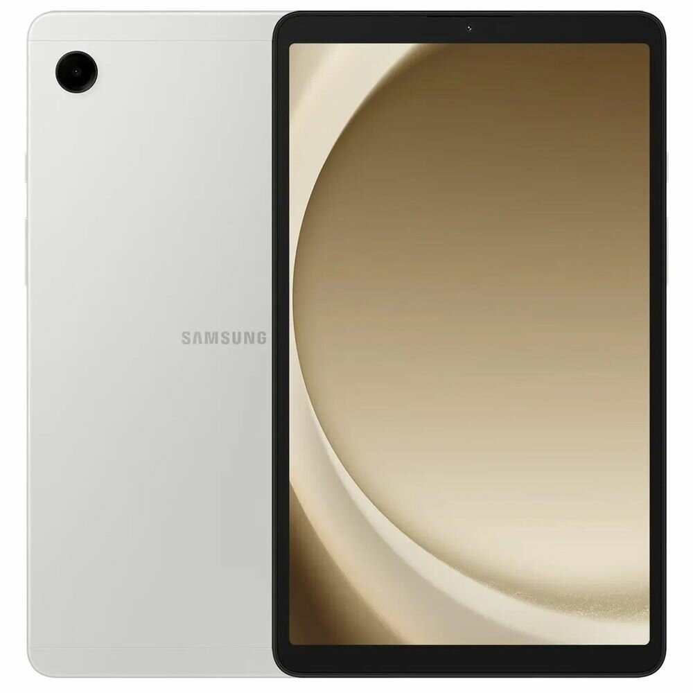 Планшет Samsung Galaxy Tab A9 SM-X115 Helio G99 (2.2) 8C RAM8Gb ROM128Gb 8.7" LCD 1340x800 3G 4G Android 13 серебристый 8Mpix 2Mpix BT GPS WiFi Touch microSD 1Tb 5100mAh 7hr