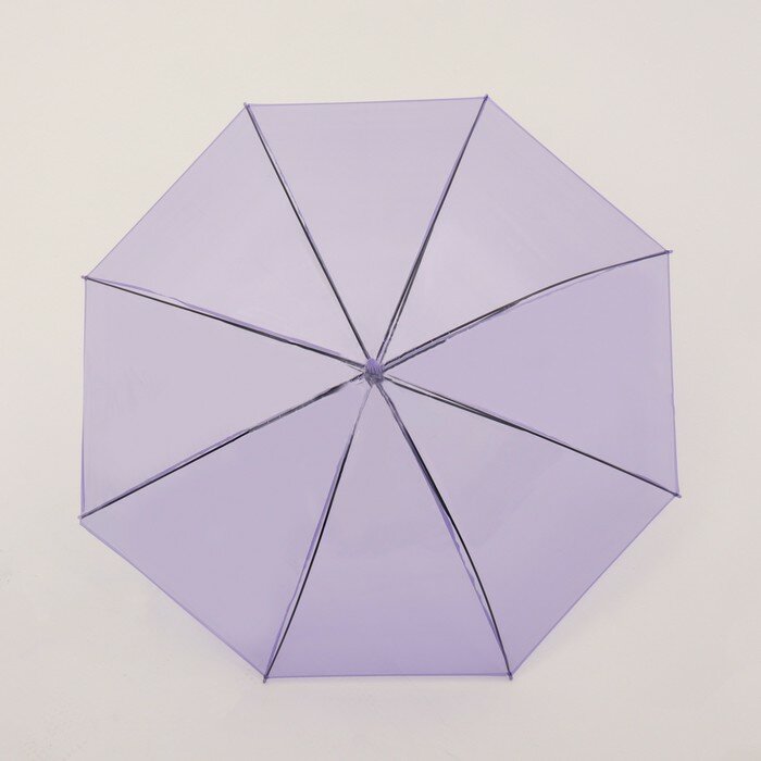 Зонт - трость полуавтоматический, 8 спиц, R = 46 см, цвет микс