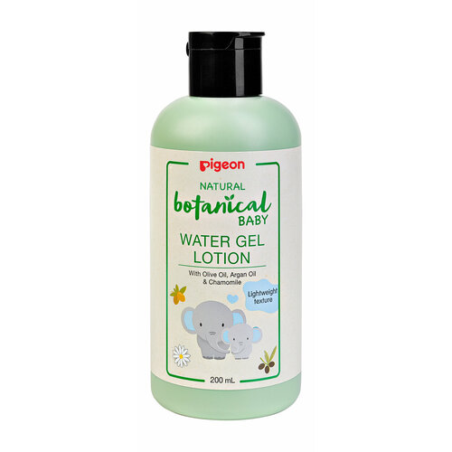 PIGEON Гель-лосьон для тела увлажняющий Natural Botanical Baby Water Gel 200 мл 880₽