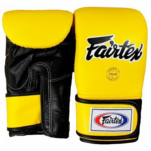 Перчатки снарядные Fairtex Bag gloves TGT7 Yellow tgt7 перчатки снарядные белые fairtex белый xl