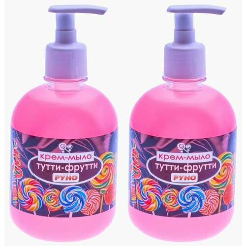 Руно Крем-мыло жидкое Тутти-фрутти 500 мл 2 шт 497₽