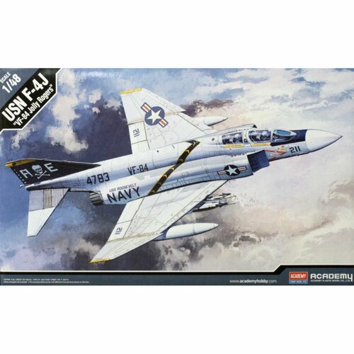 Academy сборная модель 12305 F-4J Phantom VF-84 Jolly Rogers 1:48 free shipping safety curtain grating lsl43 10f 4j lsl43 10j 4j relay output