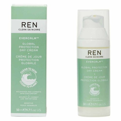 Крем для лица REN - Evercalm Global Protection Day Cream ren clean skincare travel очищающий гель evercalm gentle cleansing gel 50 мл