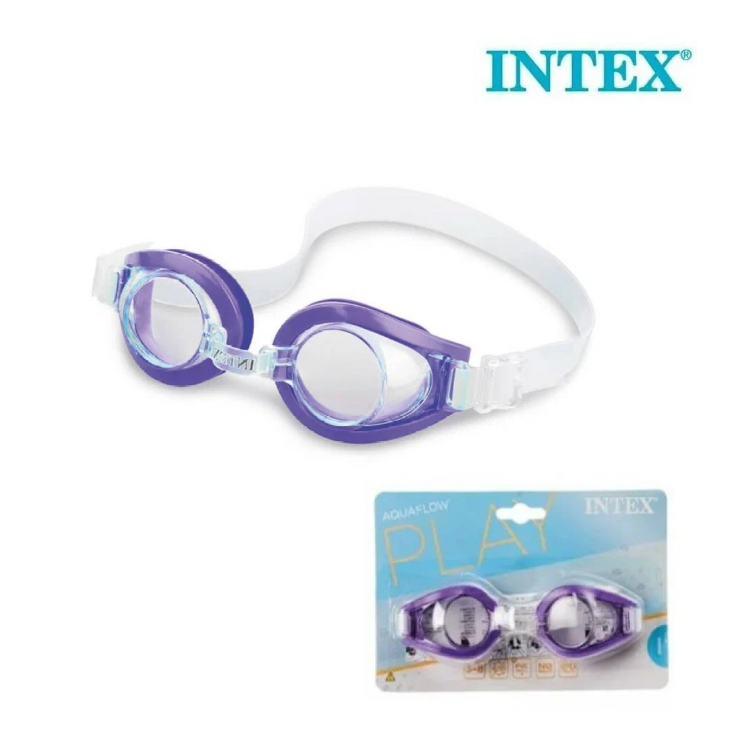 Очки для плавания детские Play Goggles (фиолетовый) от 3-8 лет, Intex 55602