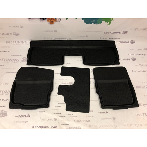 Коврики на УАЗ Хантер резиновые 4 шт Rezkon 2850₽