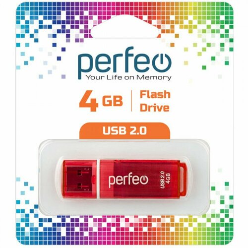 USB 2.0 накопитель C13 4GB Red