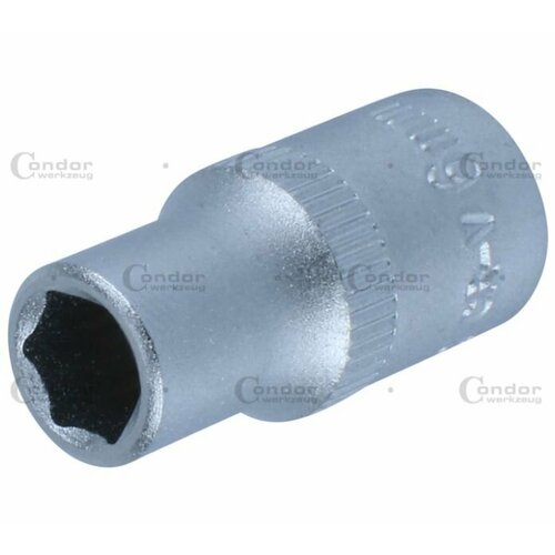 Головка торцевая 6 мм шестигранная 1/4