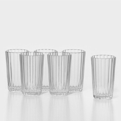 Набор стеклянных стаканов «Мистерия», 280 мл, 6 шт, 3 штуки