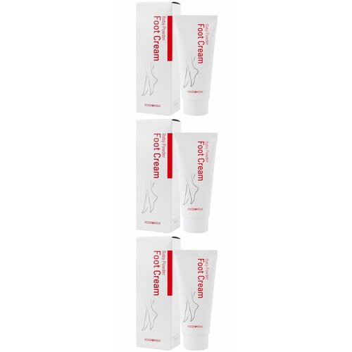 FoodaHolic Крем для ног Baby Powder Foot Cream Vaseline с детской пудрой 100 мл 3 шт 894₽