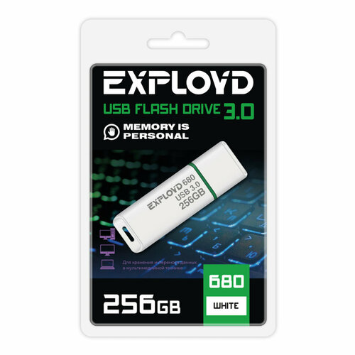 256GB USB 3.0 EXPLOYD 680 белый [EX-256GB-680-White]