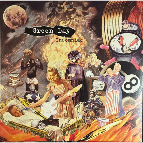 green day виниловая пластинка green day dookie Green Day Виниловая пластинка Green Day Insomniac