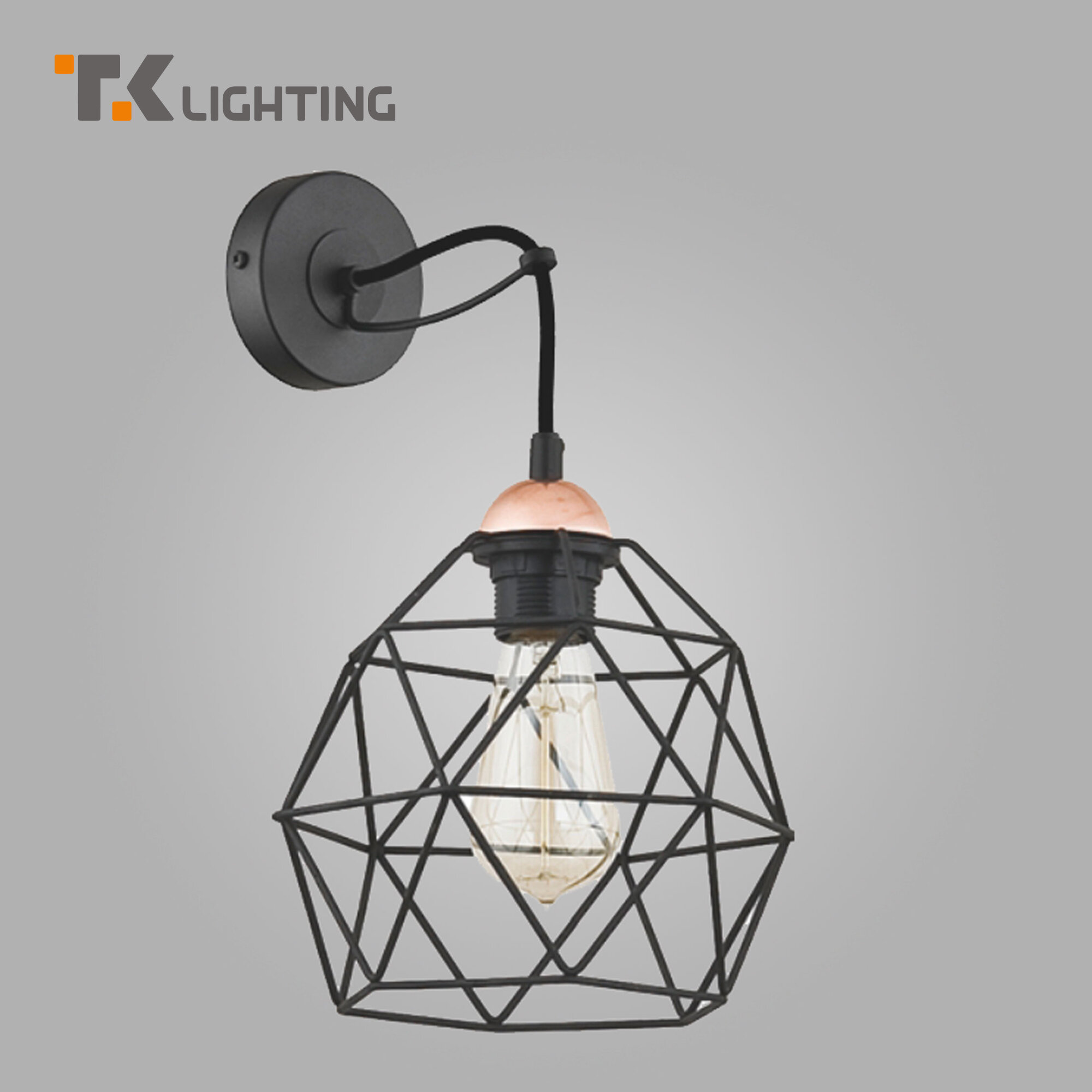 Бра / Настенный светильник лофт TK Lighting 1735 Galaxy, цвет черный