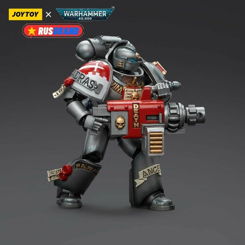 Подвижная фигурка JOYTOY Warhammer 40000 Grey Knights Strike Squad Grey Knight with Psycannon