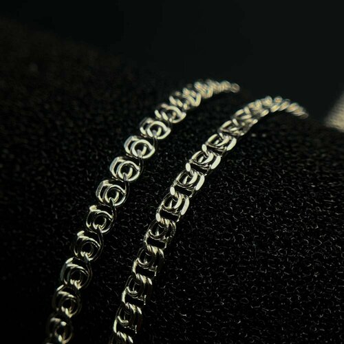 Цепь MINERAL NATION, серебро, 925 проба, длина 45 см, серебристый