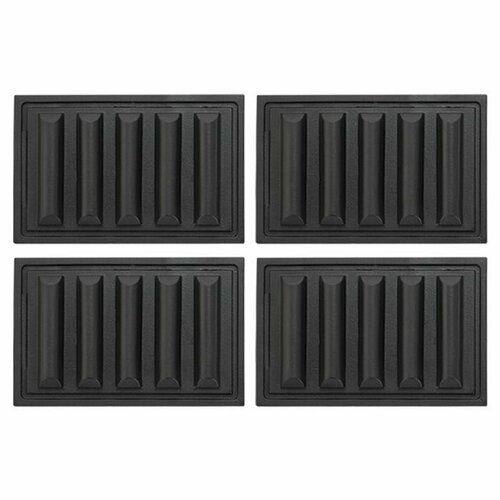 Пукля Зебра ножка для сумки резиновая (4шт)