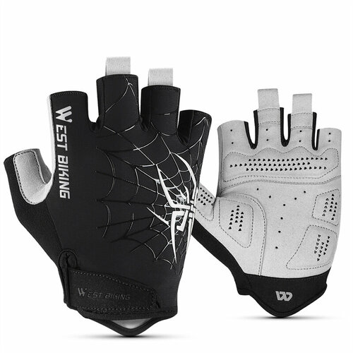 Перчатки West Biking, размер XL, белый перчатки west biking размер xl черный бежевый