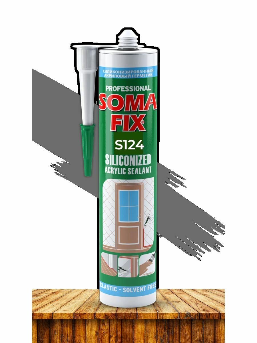 фото Герметик силиконизированный акриловый 310мл