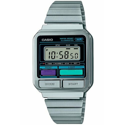 Наручные часы CASIO, серый, серебряный casio vintage b640wb 1a