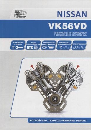 ДВИГАТЕЛЬ NISSAN VK56VD Устройство техническое обслуживание ремонт - фото №15