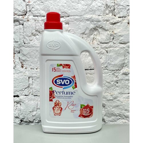 Гель для стирки белья + кондиционер SVO Perfume Rose 2700мл, 115 стирки, парфюмированный, Розы