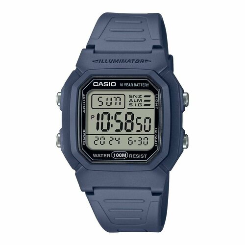 Наручные часы CASIO Collection Men W-800H-2A, синий, черный