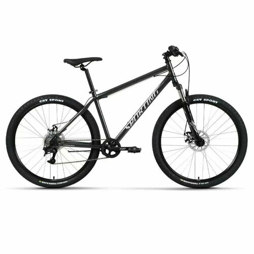 Горный (MTB) велосипед Forward Sporting 27.5 2.0 Disc (2023), рама 17, черный/белый велосипед wilier cento 10 sl disc force cosmic sl 45 carbon 2022 xs черный красный