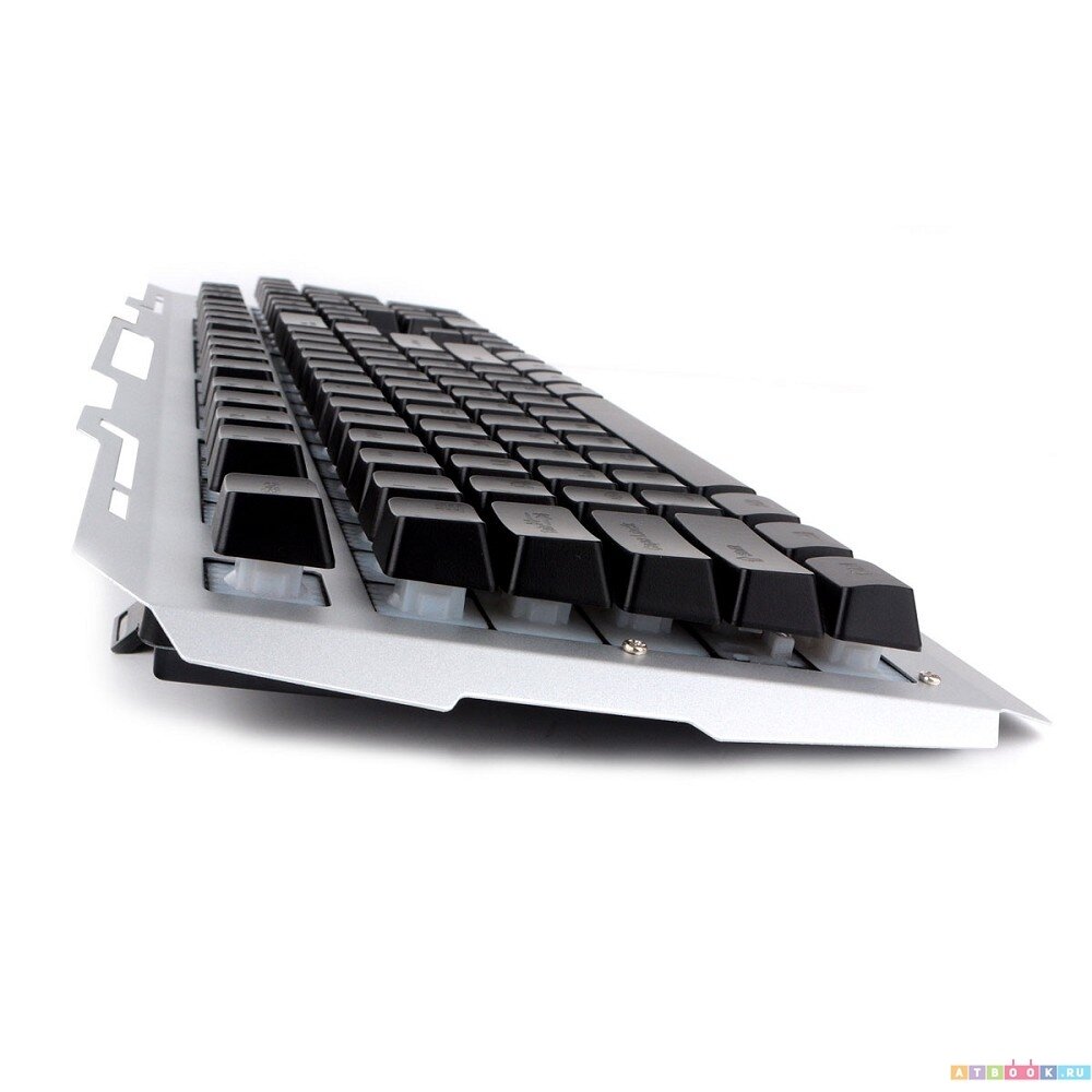 Клавиатура Гарнизон игровая, металл, подсв RAINBOW,USB,черн/сер,антифантом кл-ши,каб 1,5м - фото №18