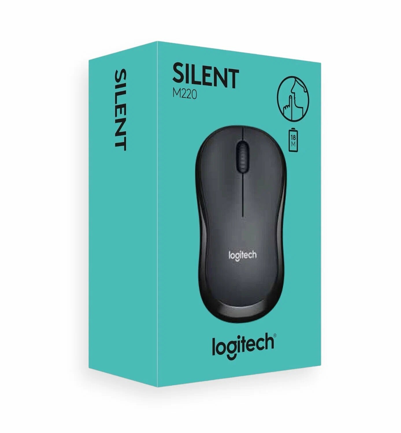 Беспроводная мышь Logitech M220 Silent, графитовый